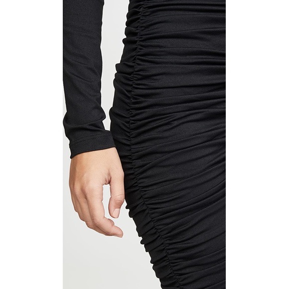 NWOT Susana Monaco Long Sleeve Cinched Front Dress - Picture 6 of 14